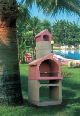 Barbecue in cemento - cimar srl prefabbricati
